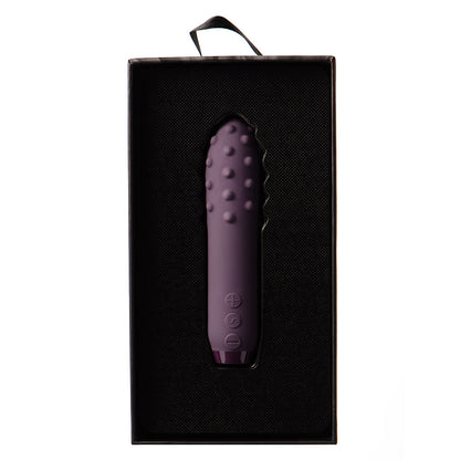 Je Joue Duet Rechargeable Silicone Multi-Surfaced Bullet Vibrator – Purple