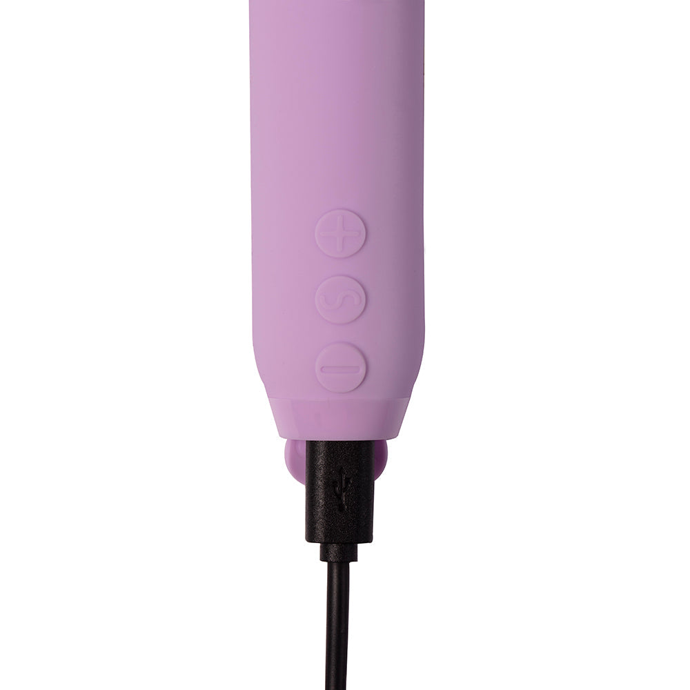 Je Joue Duet Rechargeable Silicone Multi-Surfaced Bullet Vibrator - Lilac