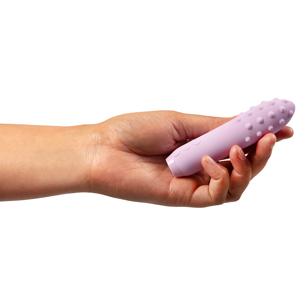Je Joue Duet Rechargeable Silicone Multi-Surfaced Bullet Vibrator - Lilac