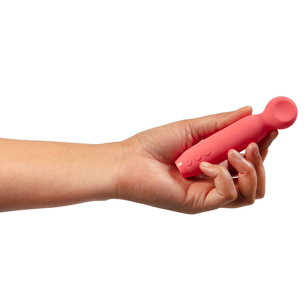 Je Joue Vita Rechargeable Silicone Wand Tip Bullet Vibrator - Watermelon Pink