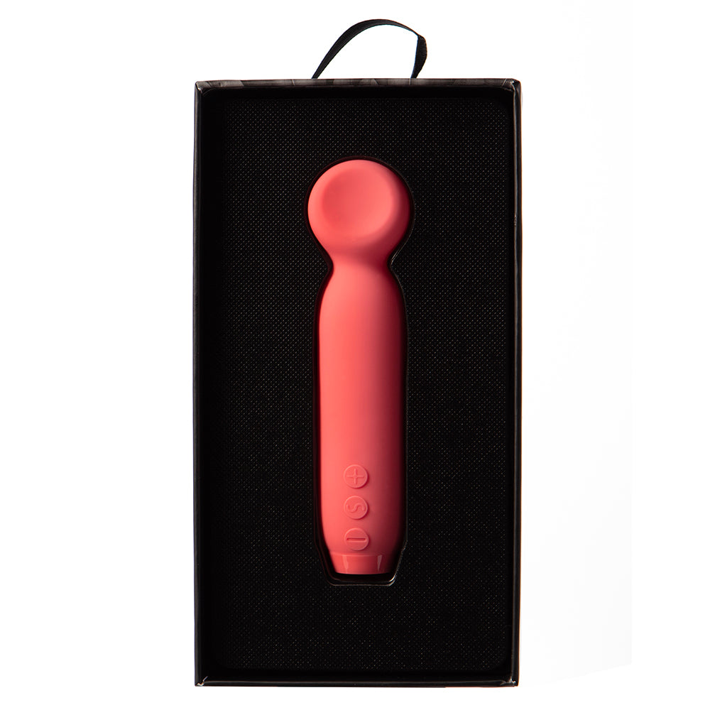 Je Joue Vita Rechargeable Silicone Wand Tip Bullet Vibrator - Watermelon Pink