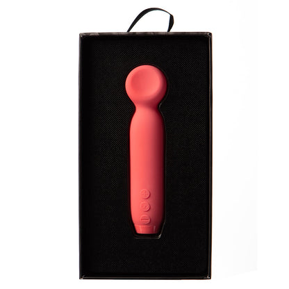Je Joue Vita Rechargeable Silicone Wand Tip Bullet Vibrator - Watermelon Pink