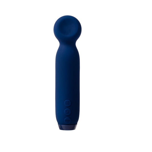 Je Joue Vita Rechargeable Silicone Wand Tip Bullet Vibrator - Cobalt Blue