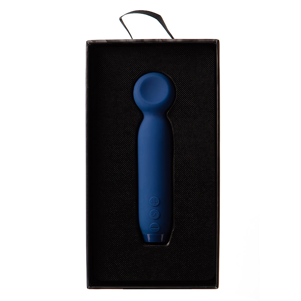 Je Joue Vita Rechargeable Silicone Wand Tip Bullet Vibrator - Cobalt Blue