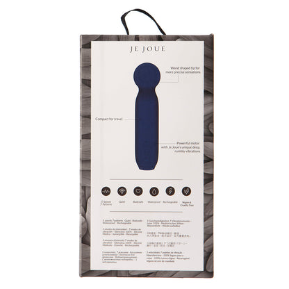 Je Joue Vita Rechargeable Silicone Wand Tip Bullet Vibrator - Cobalt Blue