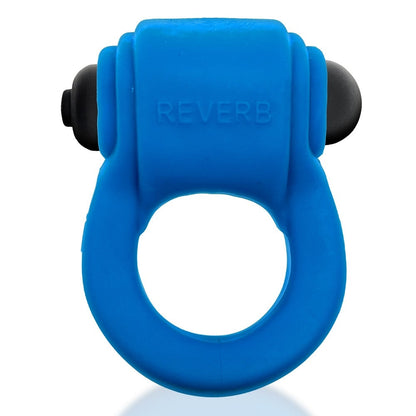Hunkyjunk REVRING Cockring with Bullet Vibrator – Teal Ice