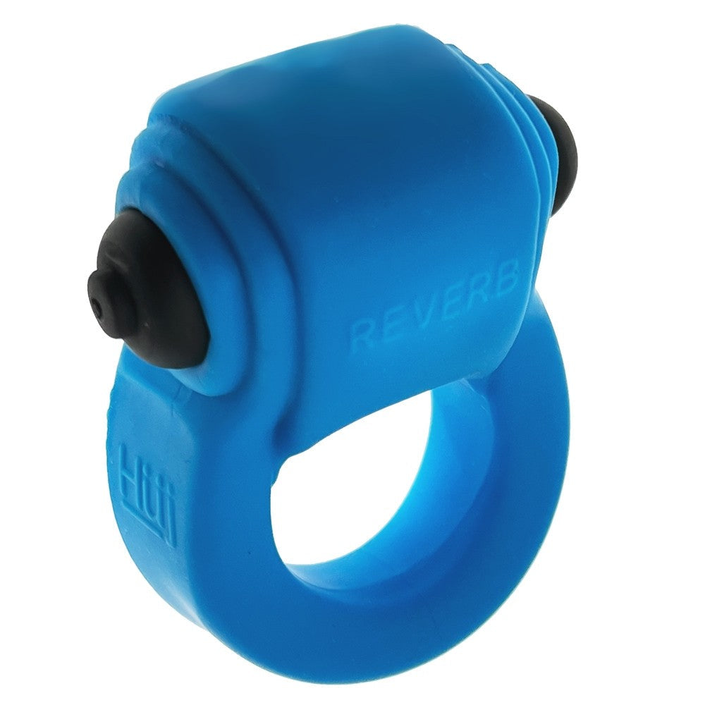 Hunkyjunk REVRING Cockring with Bullet Vibrator – Teal Ice