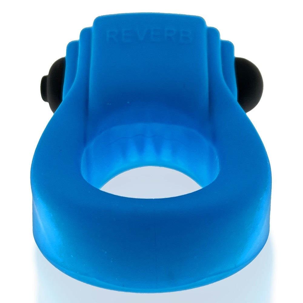 Hunkyjunk REVRING Cockring with Bullet Vibrator – Teal Ice
