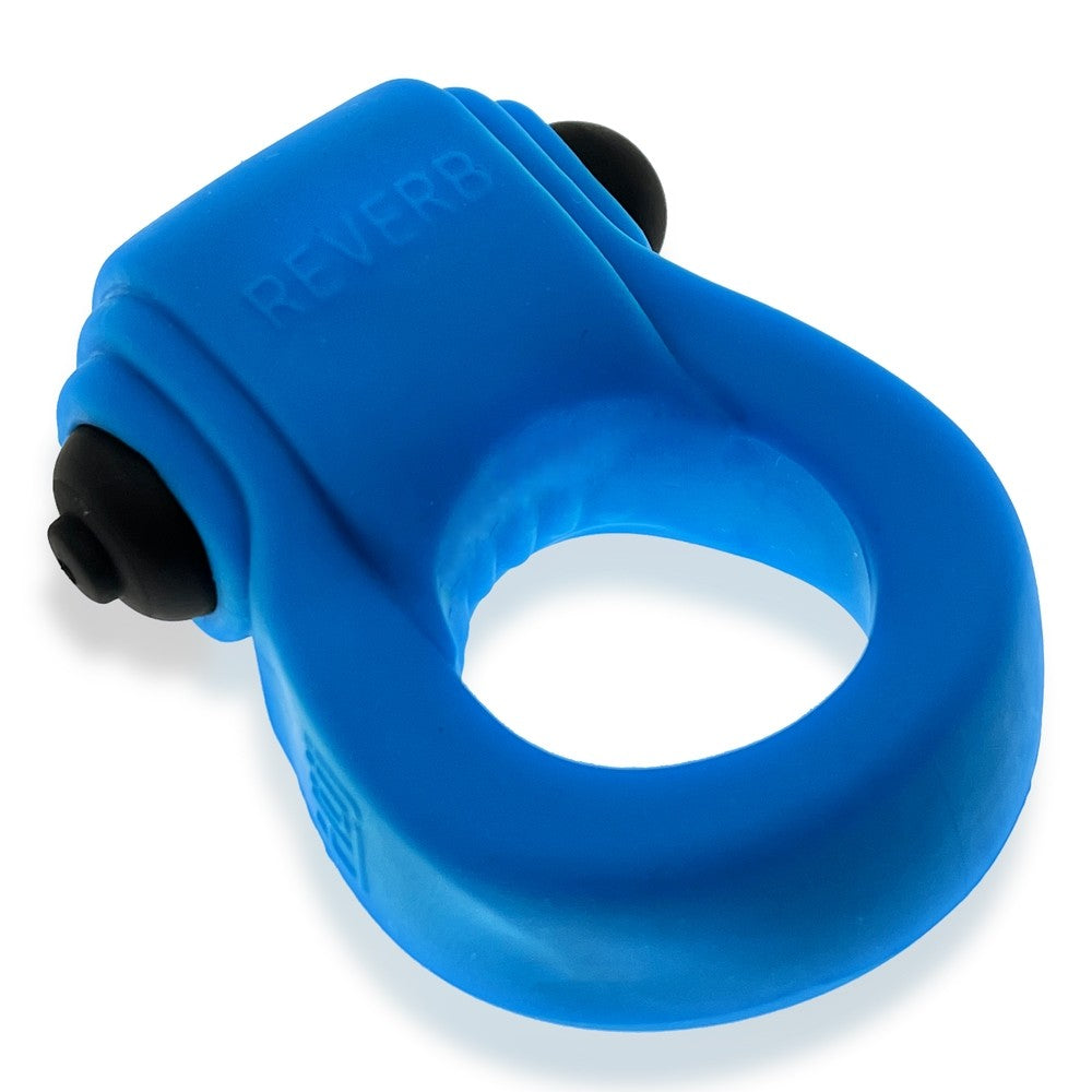 Hunkyjunk REVRING Cockring with Bullet Vibrator – Teal Ice