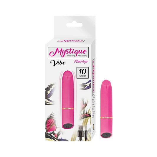 Nasstoys Mystique Rechargeable Silicone Bullet Vibrator – Pink
