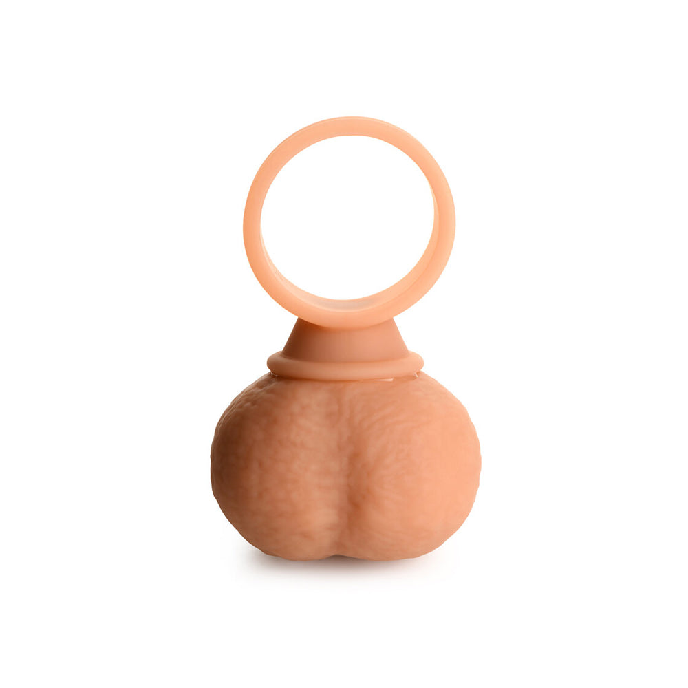 Jock 28x Vibrating Silicone Balls – Large – Vanilla/Ivory/Beige