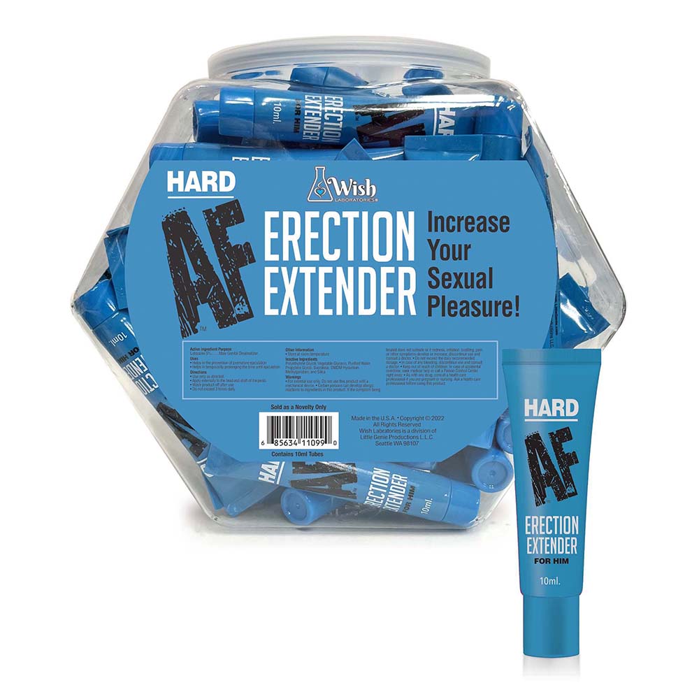 Little Genie Hard AF Erection Extender Cream – Blue – 65-Piece Fishbowl Display