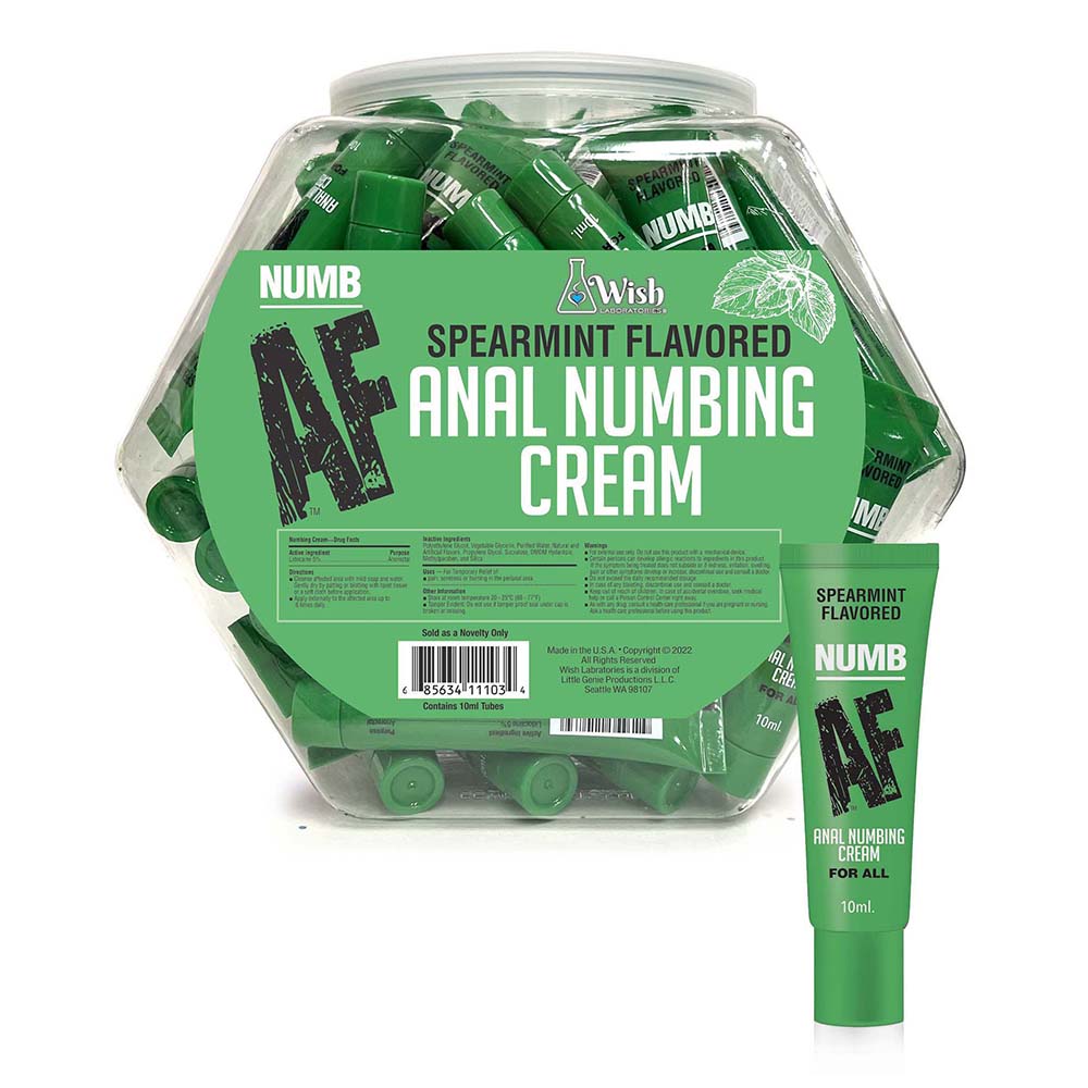 Numb AF Spearmint Flavored Anal Numbing Cream – Green