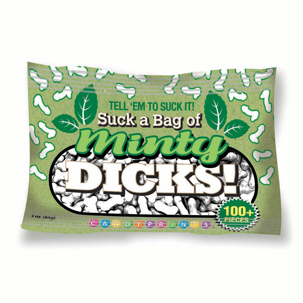 Little Genie Suck a Bag of Minty Dicks Breath Mints – Green