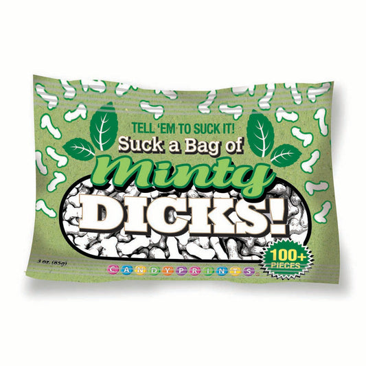 Little Genie Suck a Bag of Minty Dicks Breath Mints – Green