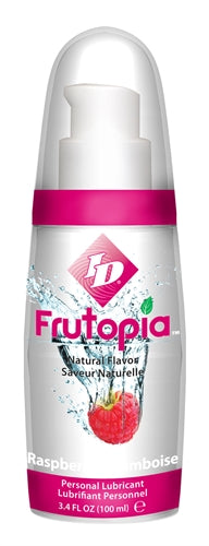 I.D. Lubricants Frutopia Natural Flavor Raspberry Personal Lubricant - 3.4 Oz