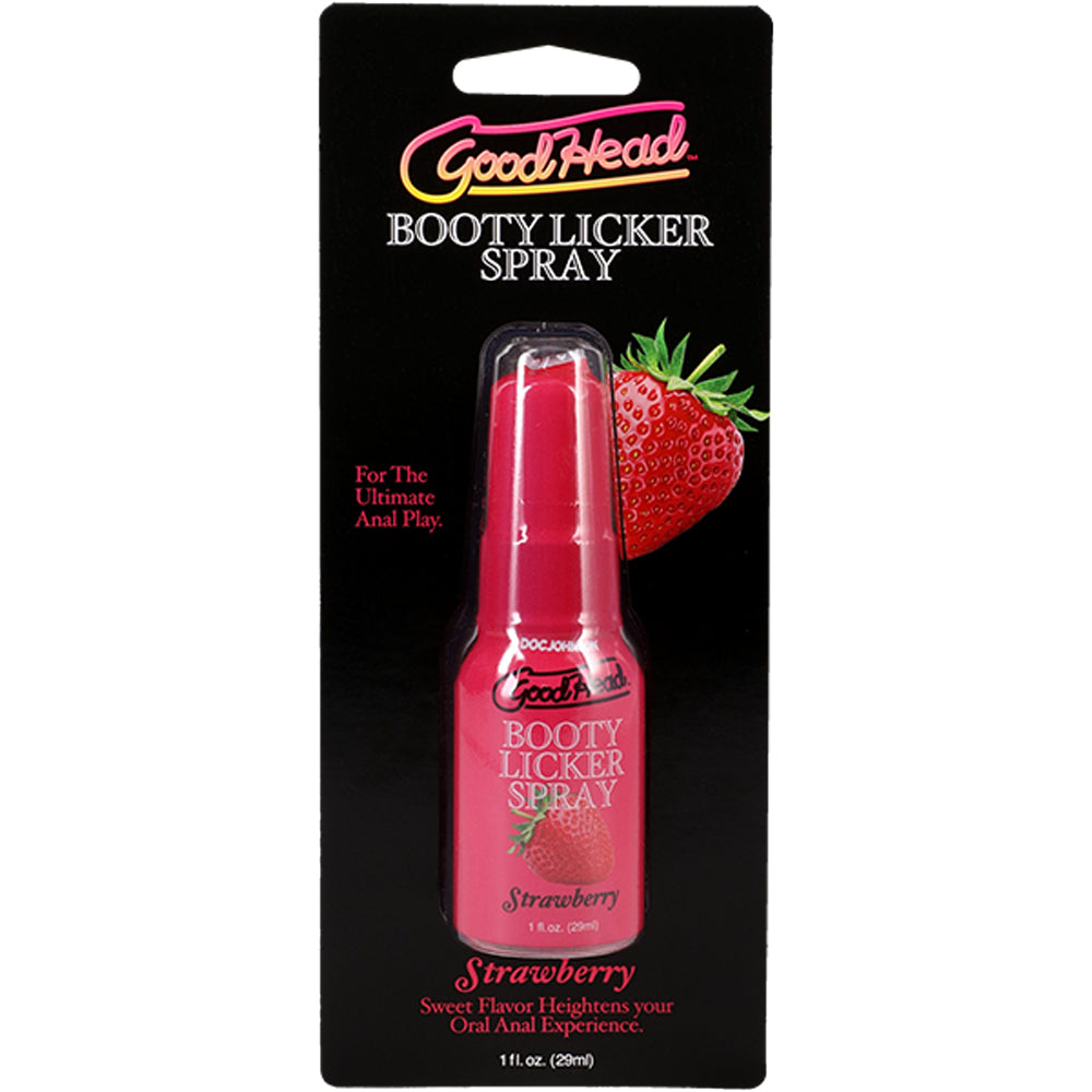 Goodhead Booty Licker Spray Strawberry Flavor 1 oz - Water-Based
