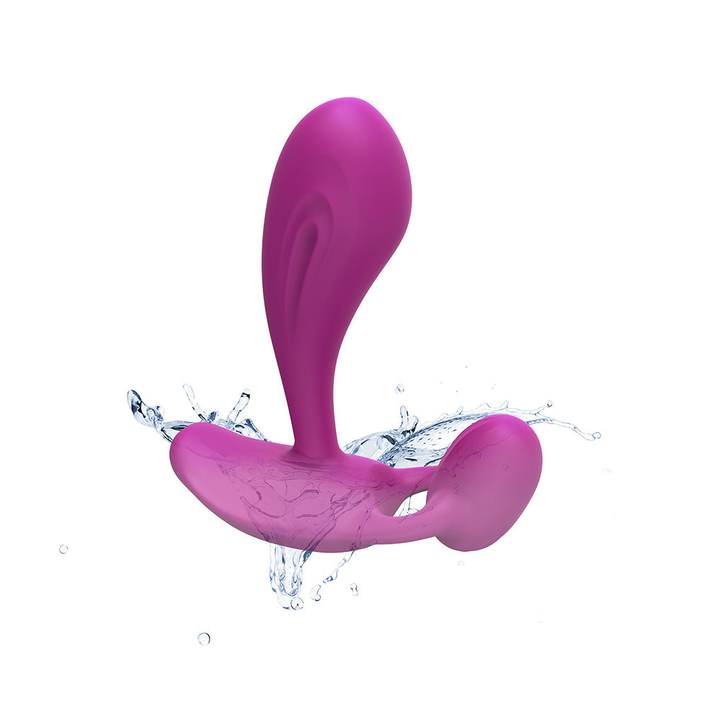 Love to Love Witty Rechargeable Remote-Controlled Silicone Vibrator - Sweet Orchid