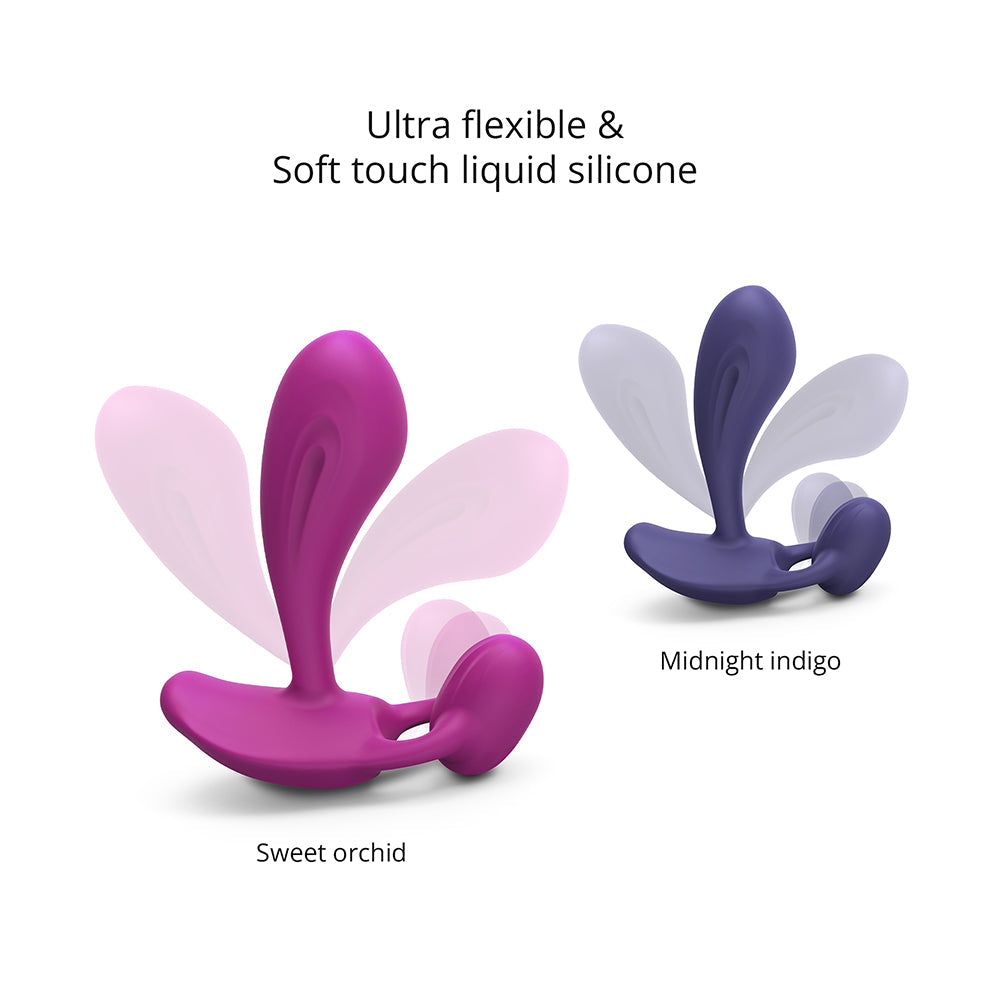 Love to Love Witty Rechargeable Remote-Controlled Silicone Vibrator - Sweet Orchid