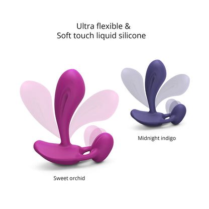 Love to Love Witty Rechargeable Remote-Controlled Silicone Vibrator - Sweet Orchid