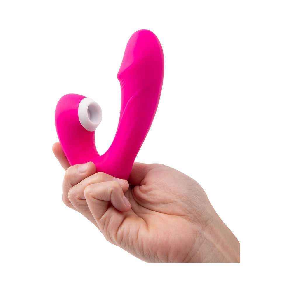 Together Internal Kiss Remote Control Vibrator – Hot Pink