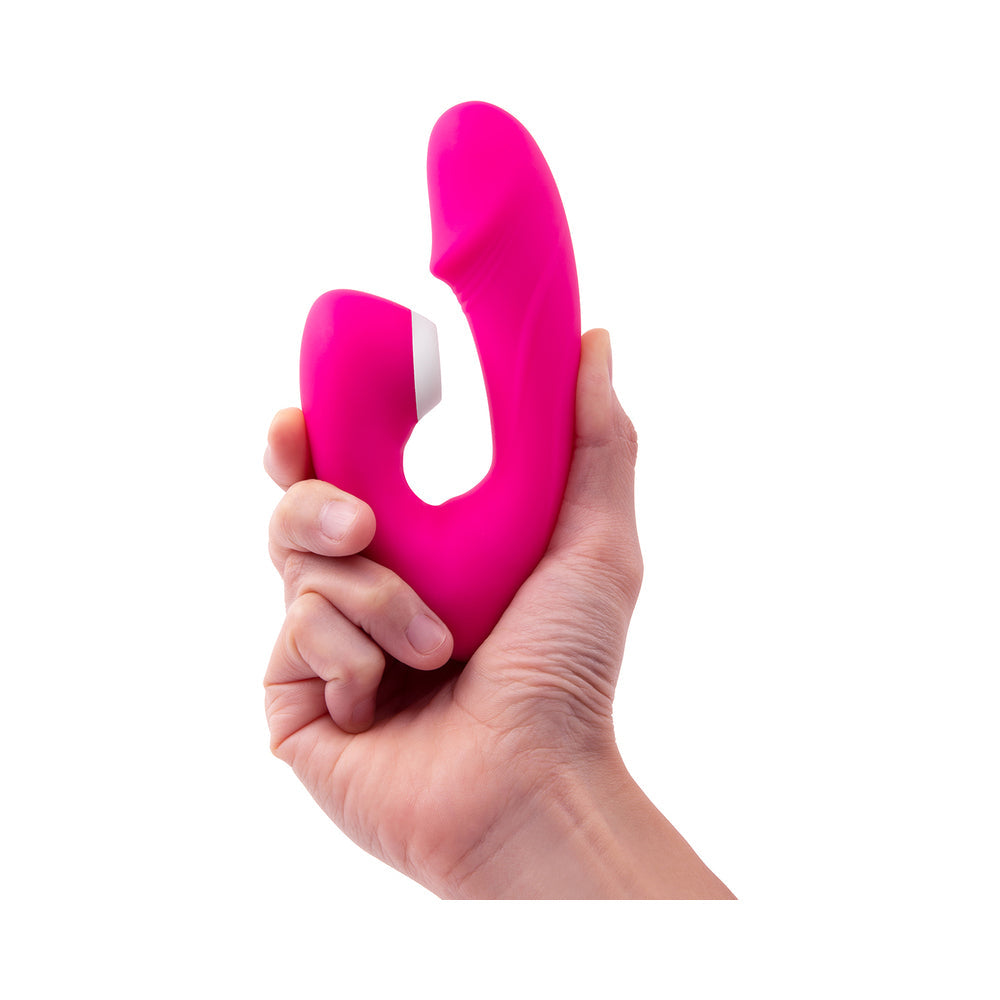 Together Internal Kiss Remote Control Vibrator – Hot Pink