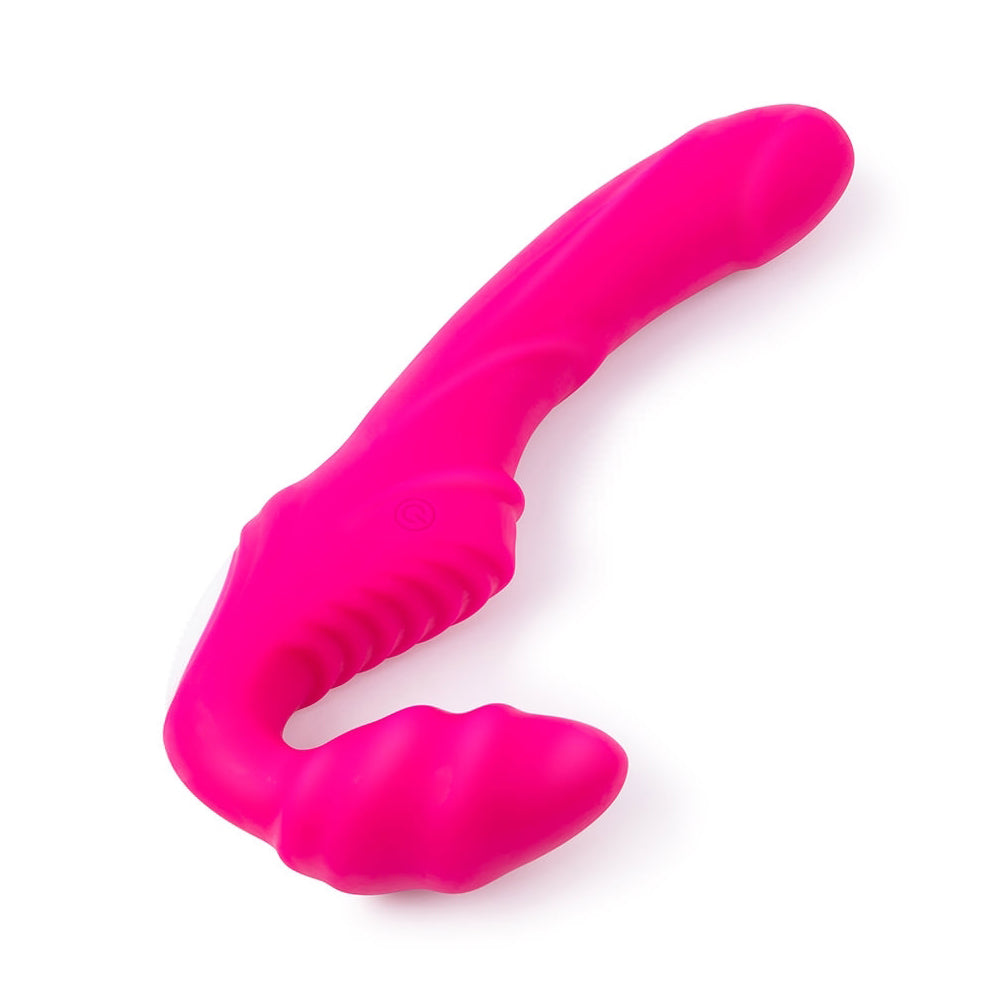 Together Strapless Remote Control Vibrator – Hot Pink