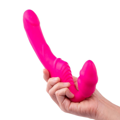 Together Strapless Remote Control Vibrator – Hot Pink