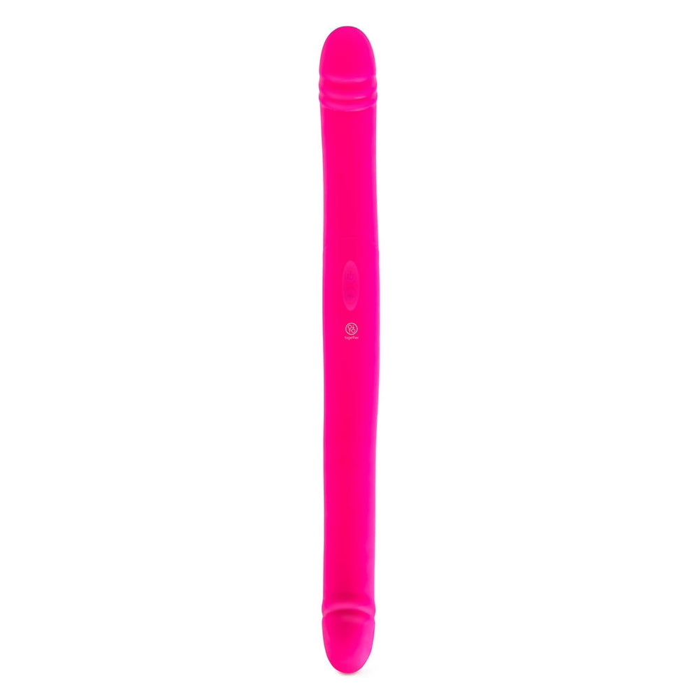 Together Duo Pink – Silicone Vibrator with 9 Vibration and Thrusting Modes