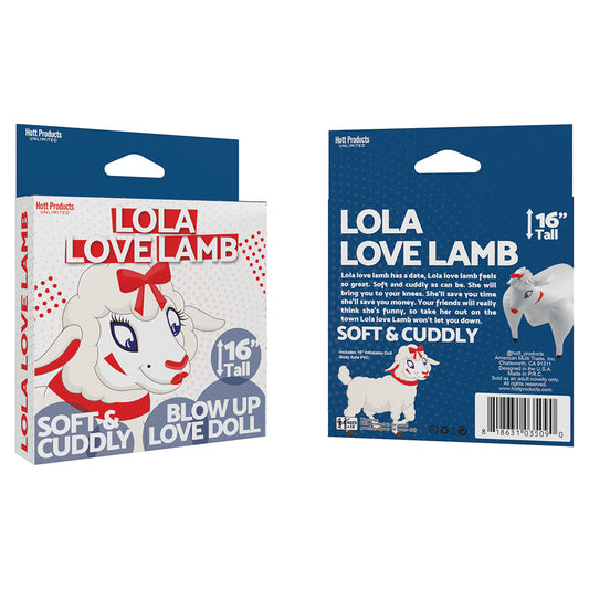Lola Love Lamb Blow Up Sheep – White Inflatable Toy