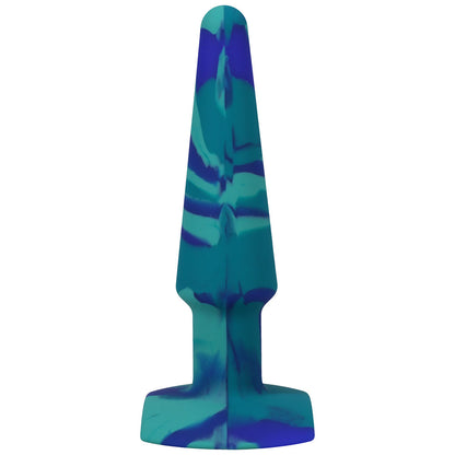 Doc Johnson A-Play Groovy Silicone Anal Plug – Teal/Turquoise/Aqua