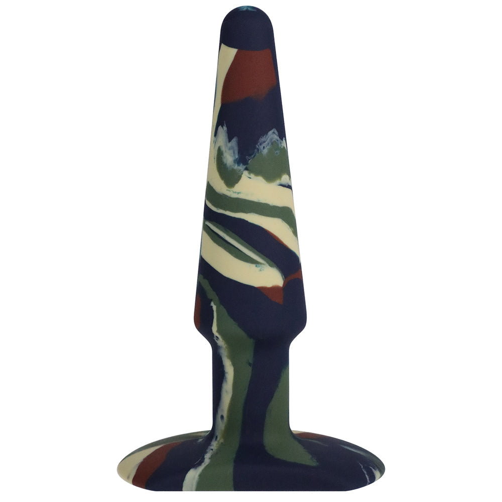 A-Play Groovy 5 in. Silicone Anal Plug – Camouflage