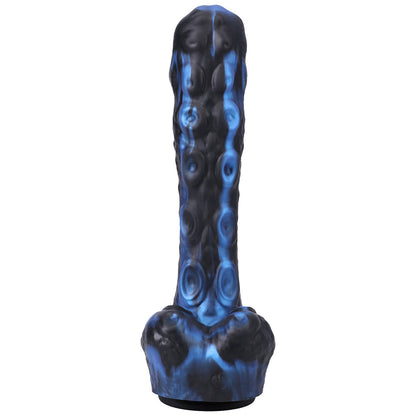 Fort Troff Tendril Thruster Mini Fuck Machine – Rechargeable Remote-Controlled Silicone Thrusting Dildo – Blue/Black