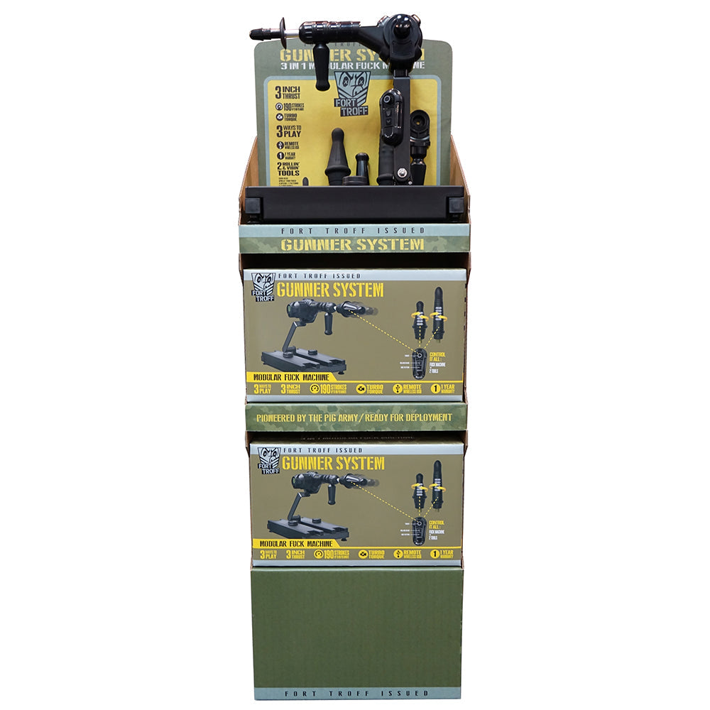 Fort Troff FT GUNNER 3-in-1 Fuck Machine Display – Green