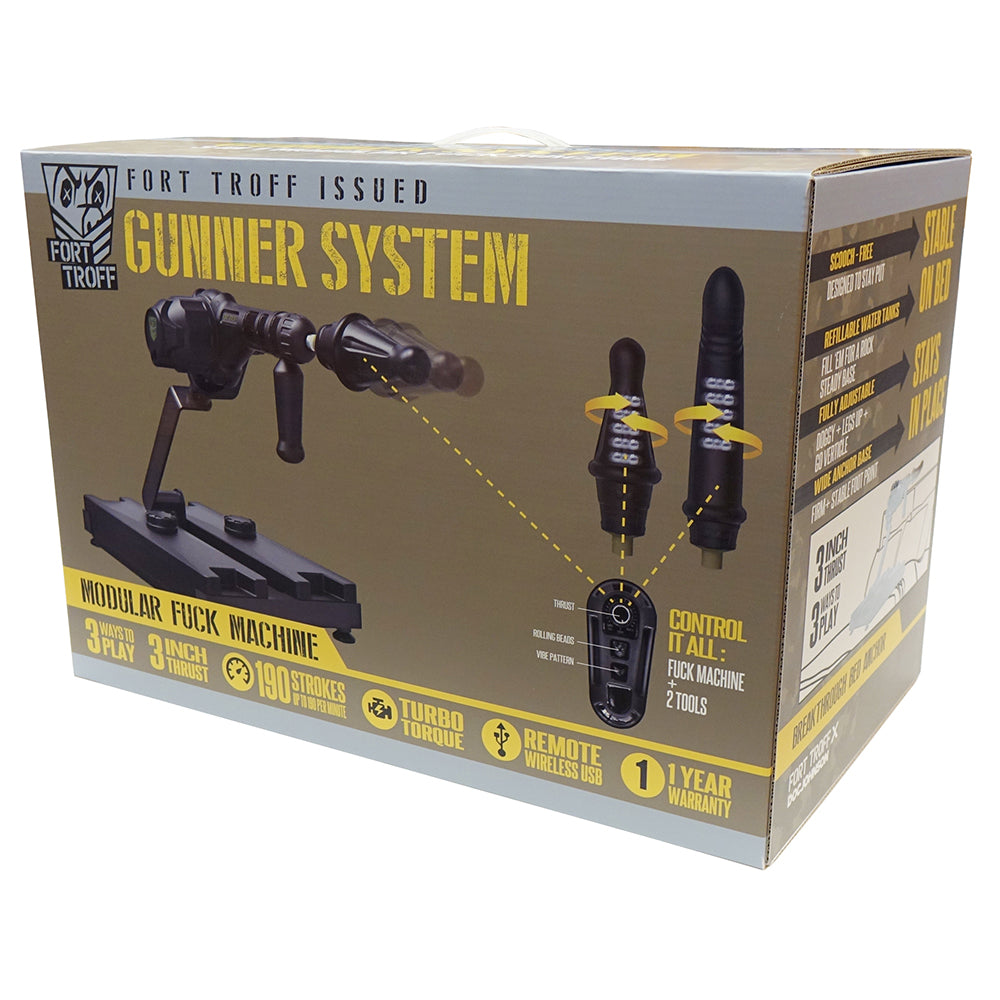 Fort Troff FT GUNNER 3-in-1 Fuck Machine Display – Green