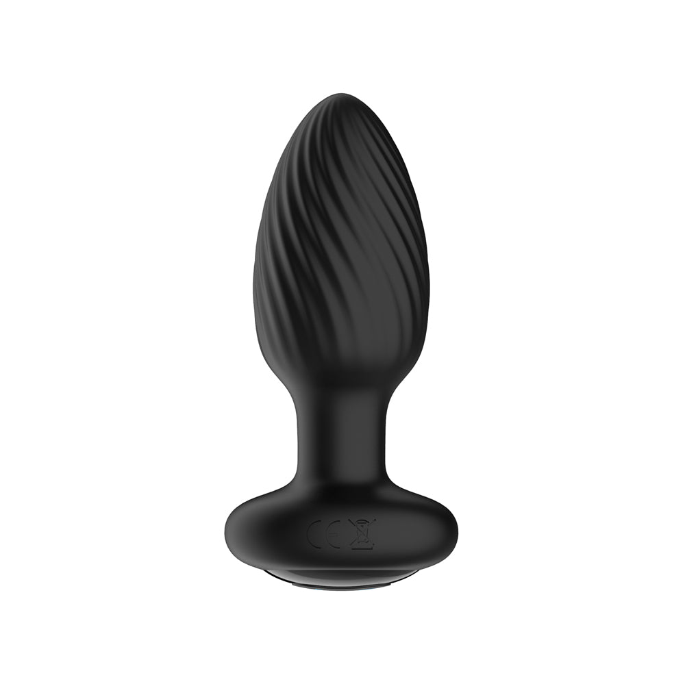 Nexus Tornado Rechargeable Rotating & Vibrating Anal Plug - Black