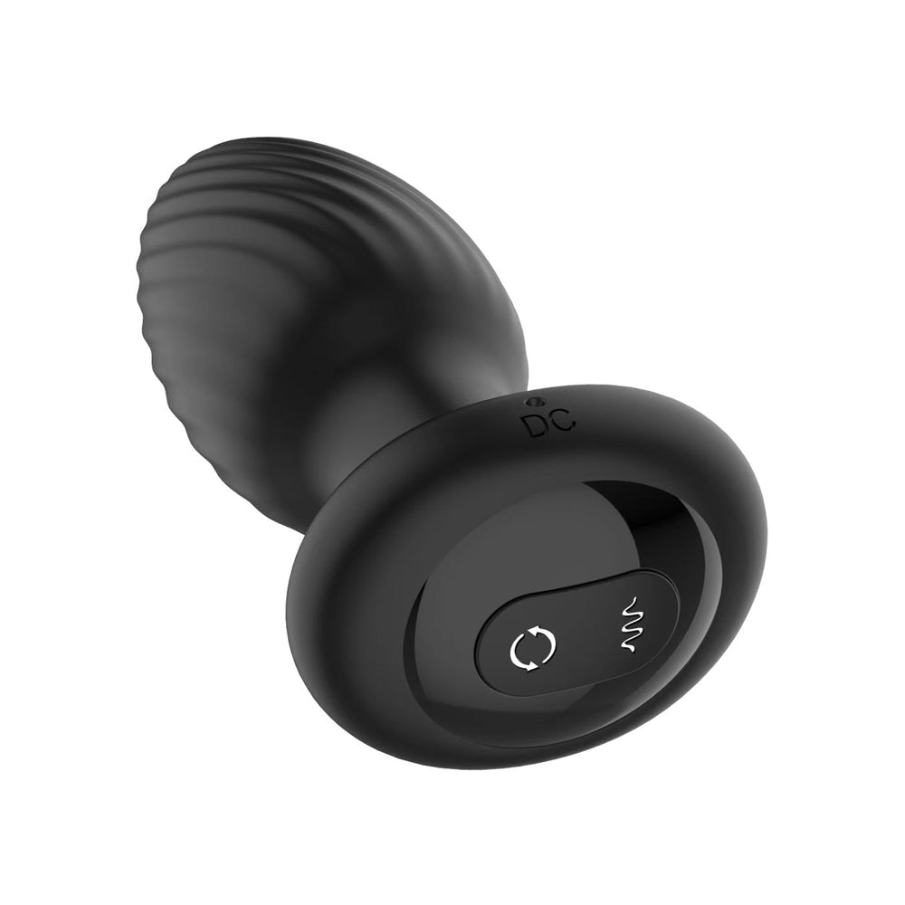 Nexus Tornado Rechargeable Rotating & Vibrating Anal Plug - Black