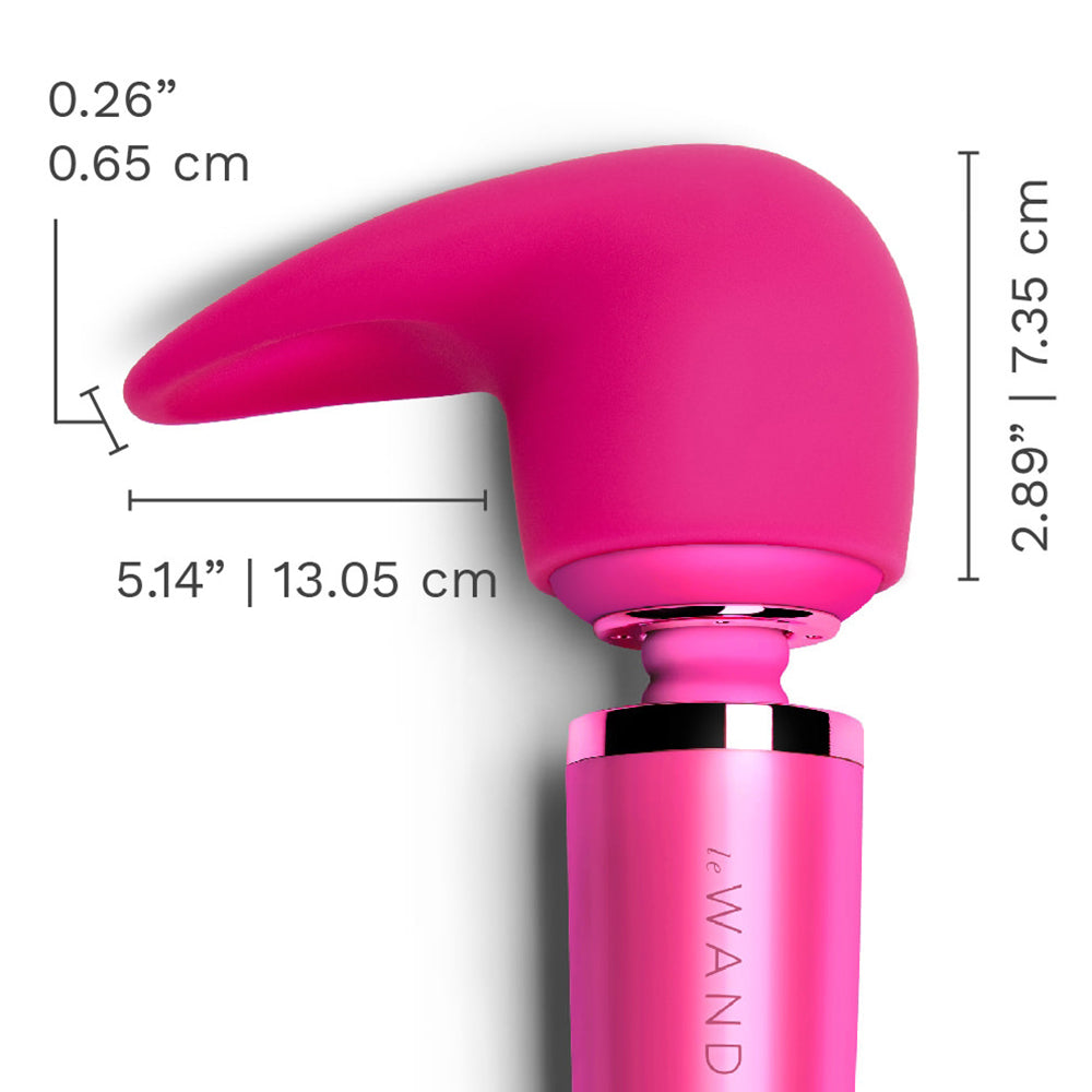 Le Wand Flick Flexible Silicone Attachment – Hot Pink