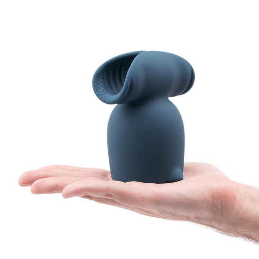 Le Wand Stroke Silicone Penis Play Attachment – Blue