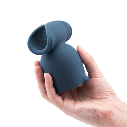 Le Wand Stroke Silicone Penis Play Attachment – Blue