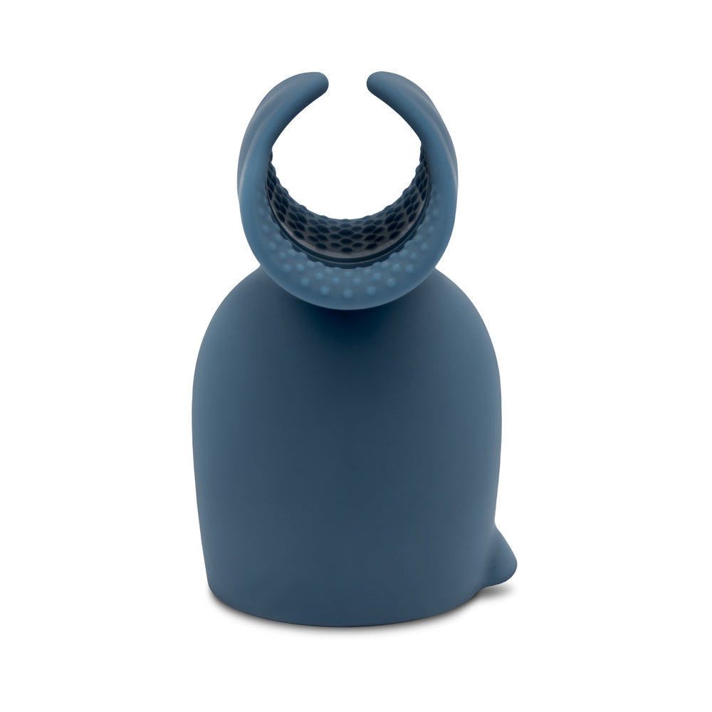 Le Wand Stroke Silicone Penis Play Attachment – Blue