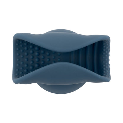Le Wand Stroke Silicone Penis Play Attachment – Blue
