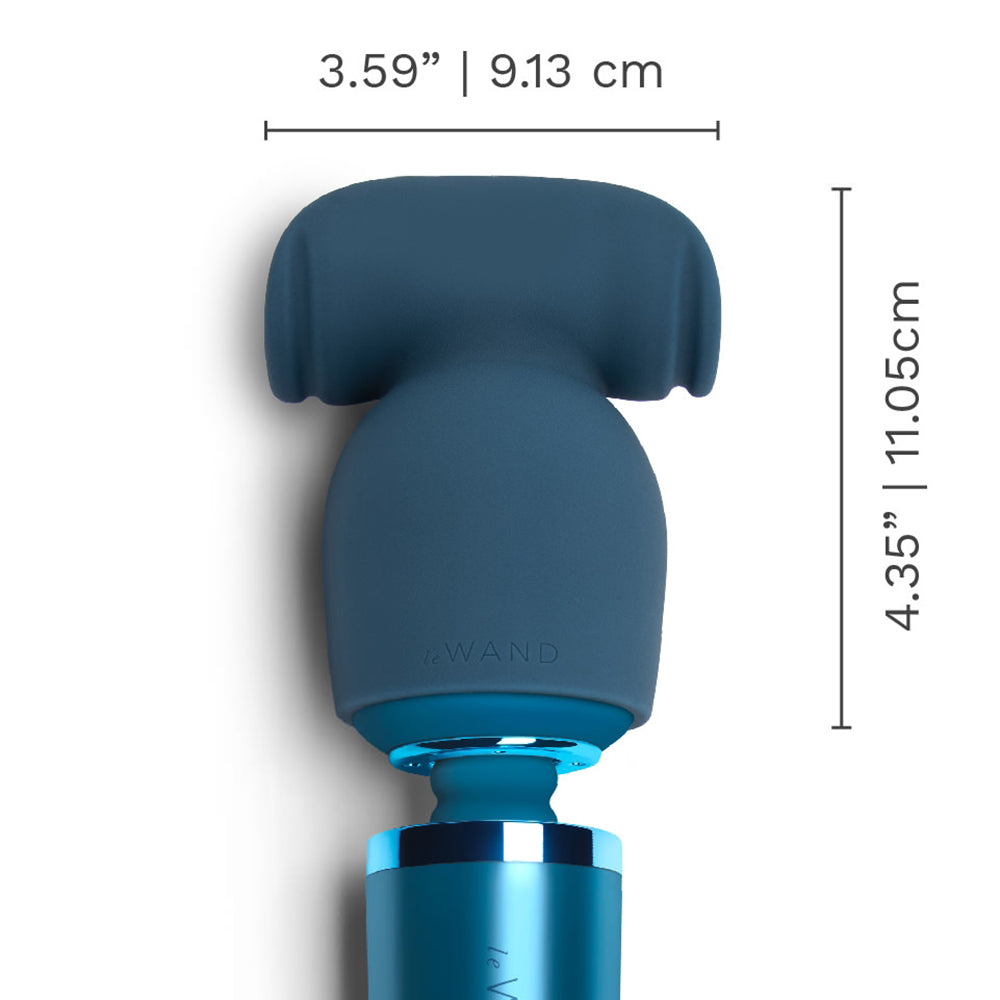 Le Wand Stroke Silicone Penis Play Attachment – Blue