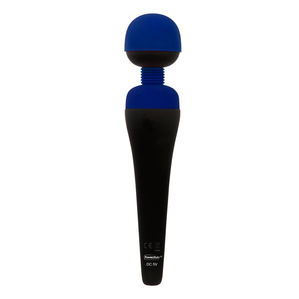 BMS PalmPower Recharge Massager – Cordless, USB Rechargeable, Blue