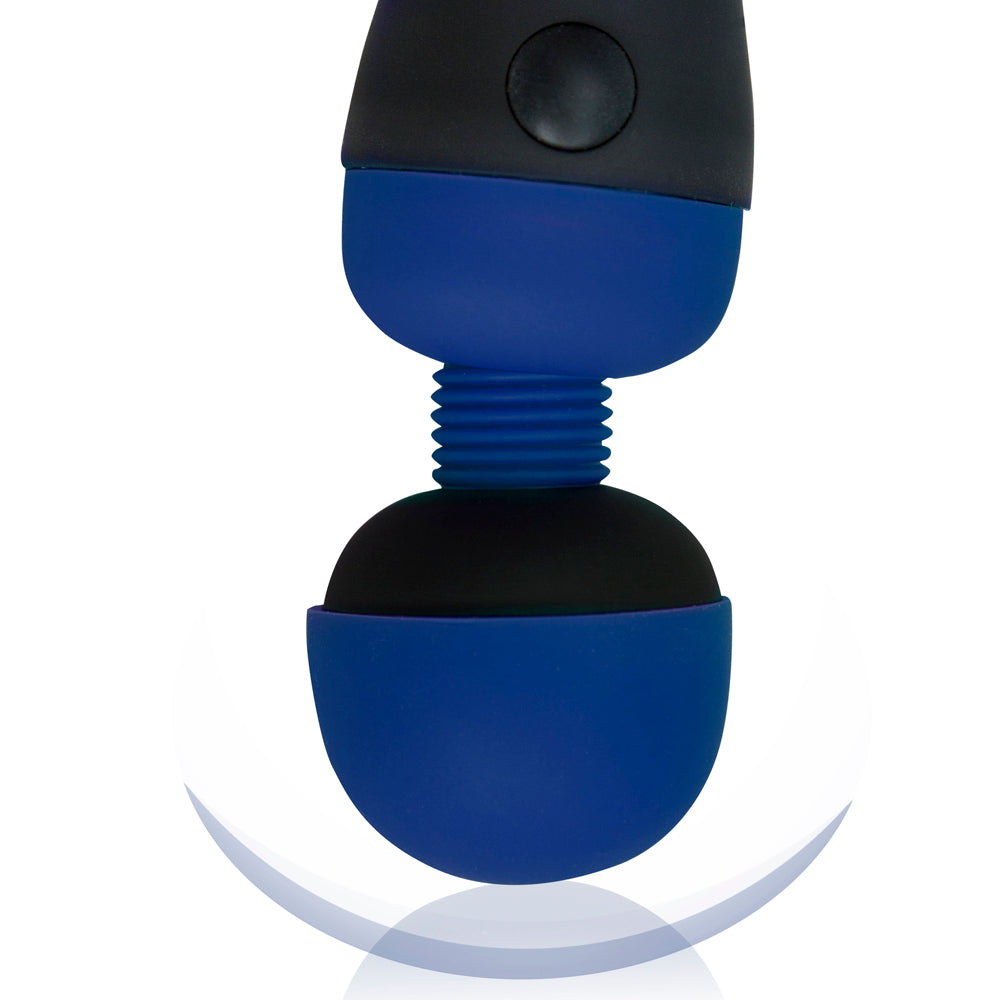 BMS PalmPower Recharge Massager – Cordless, USB Rechargeable, Blue