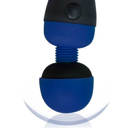 BMS PalmPower Recharge Massager – Cordless, USB Rechargeable, Blue