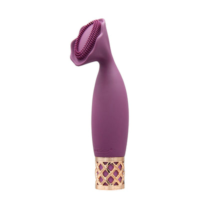 Pillow Talk Secrets Passion Rechargeable Silicone Clitoral Vibrator - Wine Red