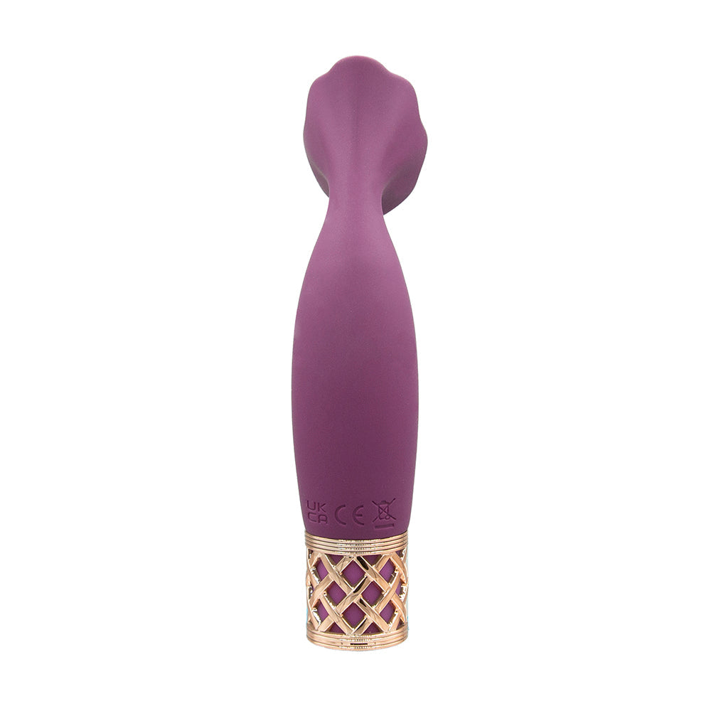 Pillow Talk Secrets Passion Rechargeable Silicone Clitoral Vibrator - Wine Red