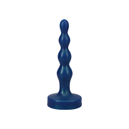 Tantus Ripple Small 8 in. Anal Beads Dildo - Teal