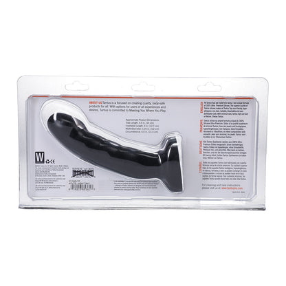 Tantus Acute 5.5 in. Curved Dildo – Medium-Firm – Black